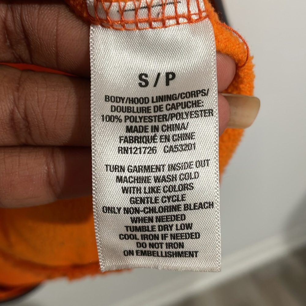 Orange Zipper Jacket - Picture 7 of 7